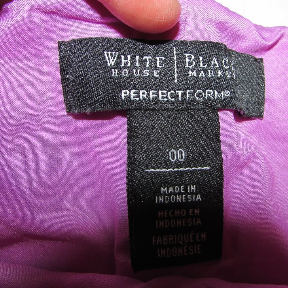 *5 for $25 Bundle Item* WHBM purple Sleek Perfect Form Pencil Skirt - Picture 7 of 9